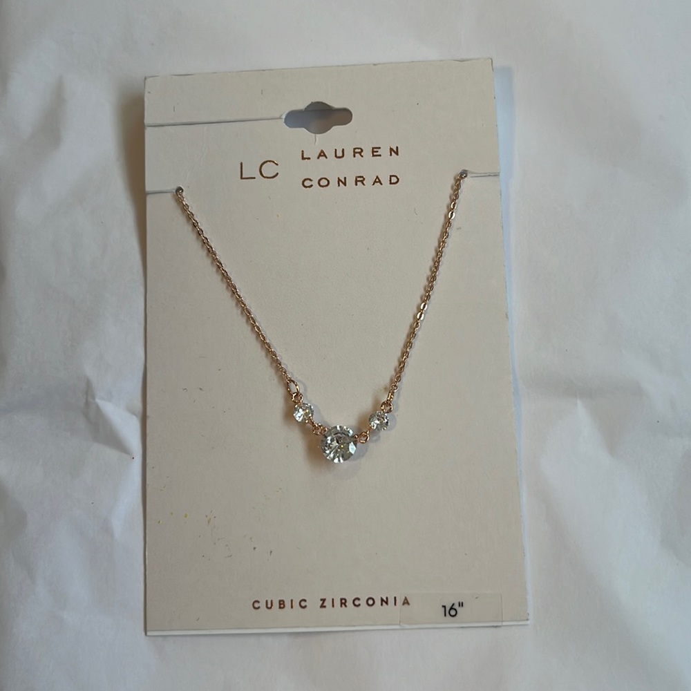 LC, Necklace with Cubic Zirconia